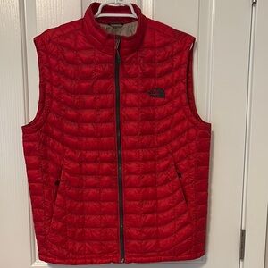 The North Face Men's Red Puffer Vest